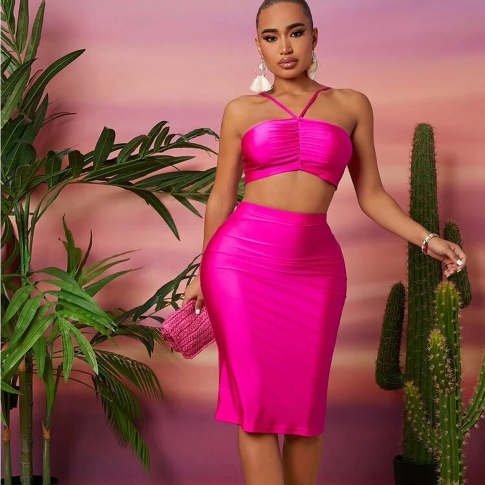 Skirt and top set